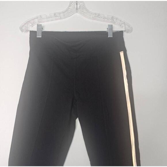 Athleta Black 7/8 Metro Side Stripe Tights Pull On Leggings Medium - Picture 7 of 7
